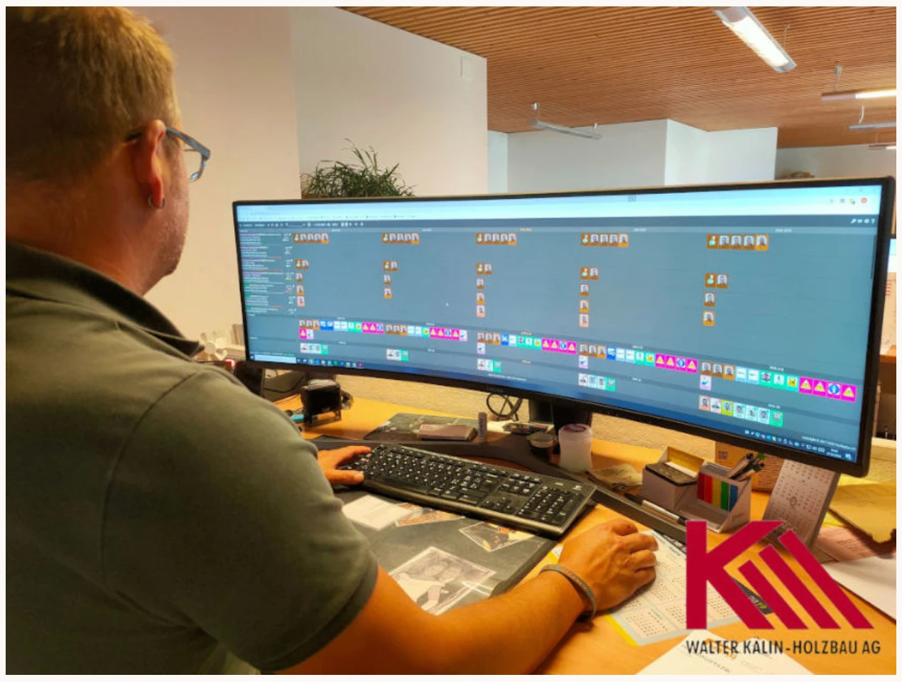 Vanillaplan su un grande display