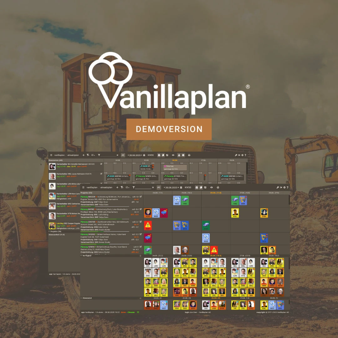 Version de démonstration Vanillaplan