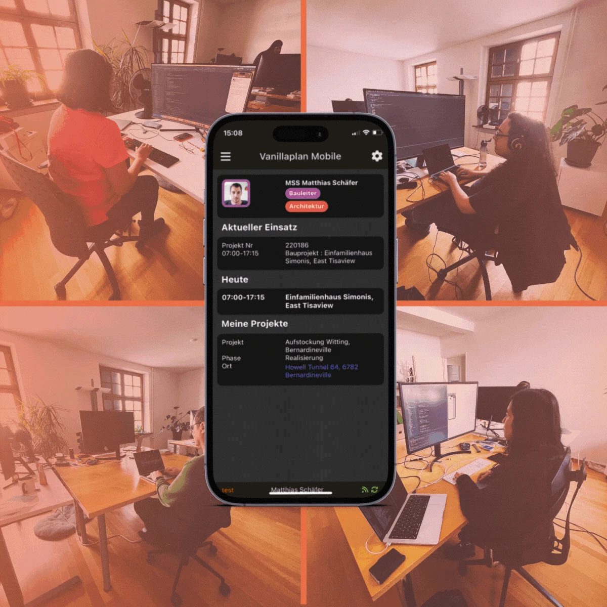 Animation de l'application mobile