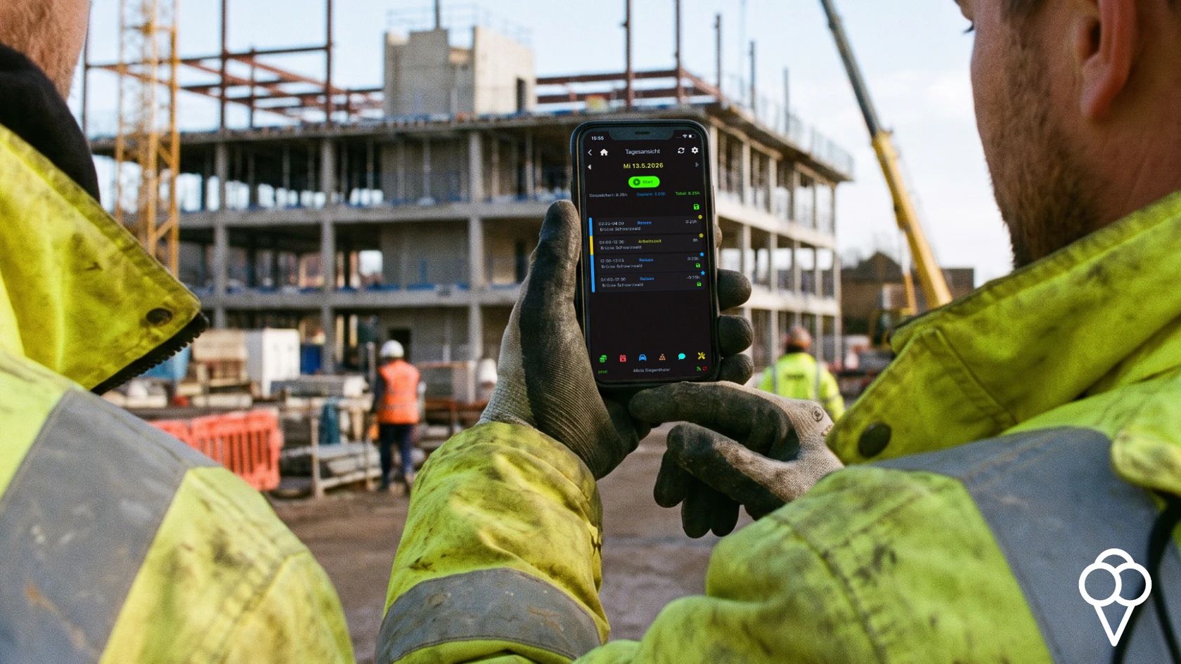 Digitale Zeit- und Leistungserfassung im Bau mit Vanillaplan
