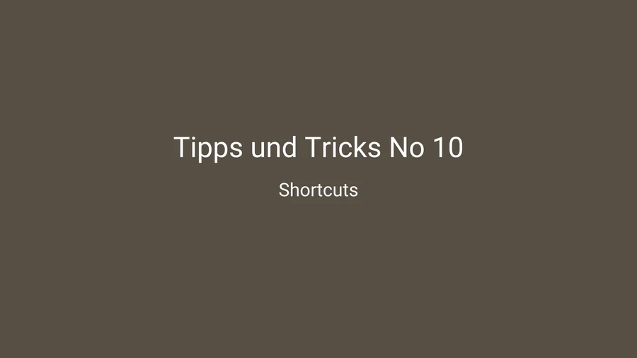 Tipps und Tricks