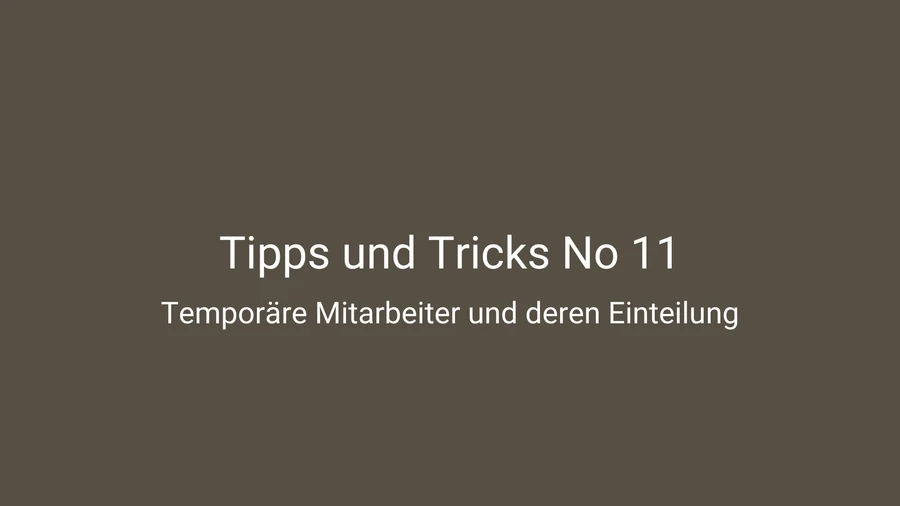Tipps und Tricks